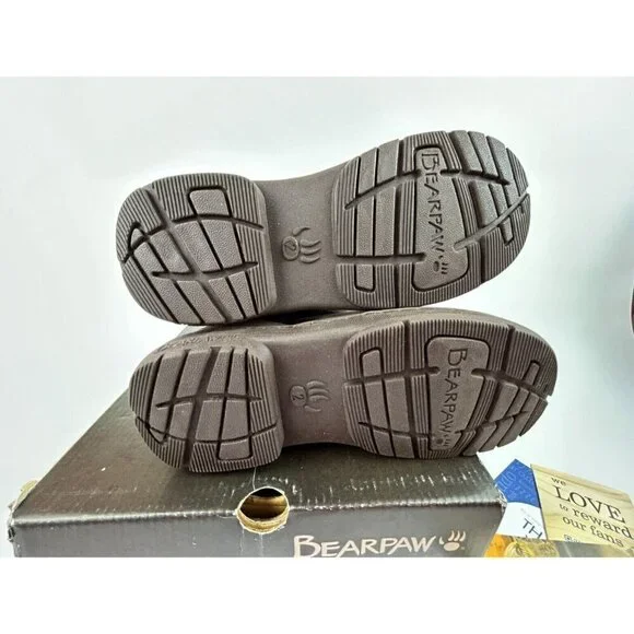 BearPaw Meadow Youth Short 604Y Chocolate Winter Boots Size 2 Youths Shoes NEW - Picture 5 of 10